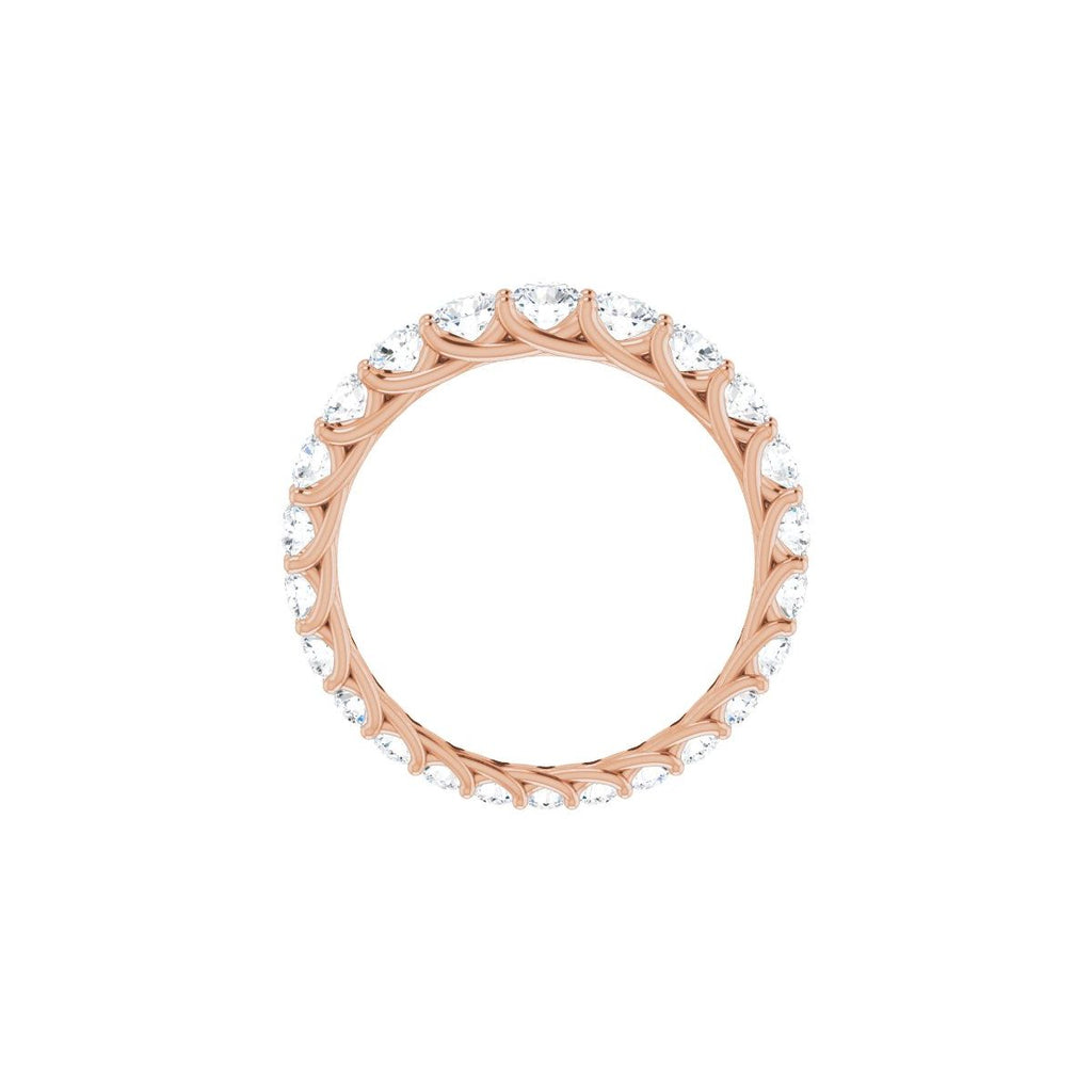 Woven-Design Graduated Eternity Band
