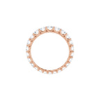 Woven-Design Graduated Eternity Band