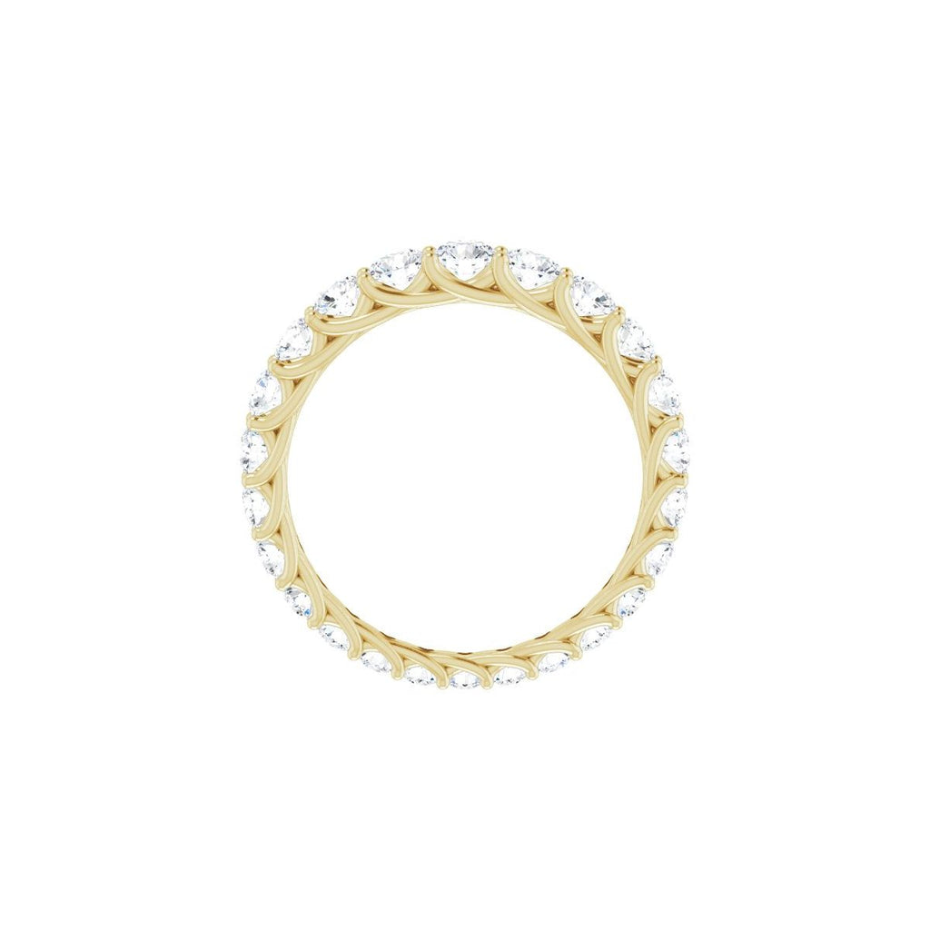 Woven-Design Graduated Eternity Band