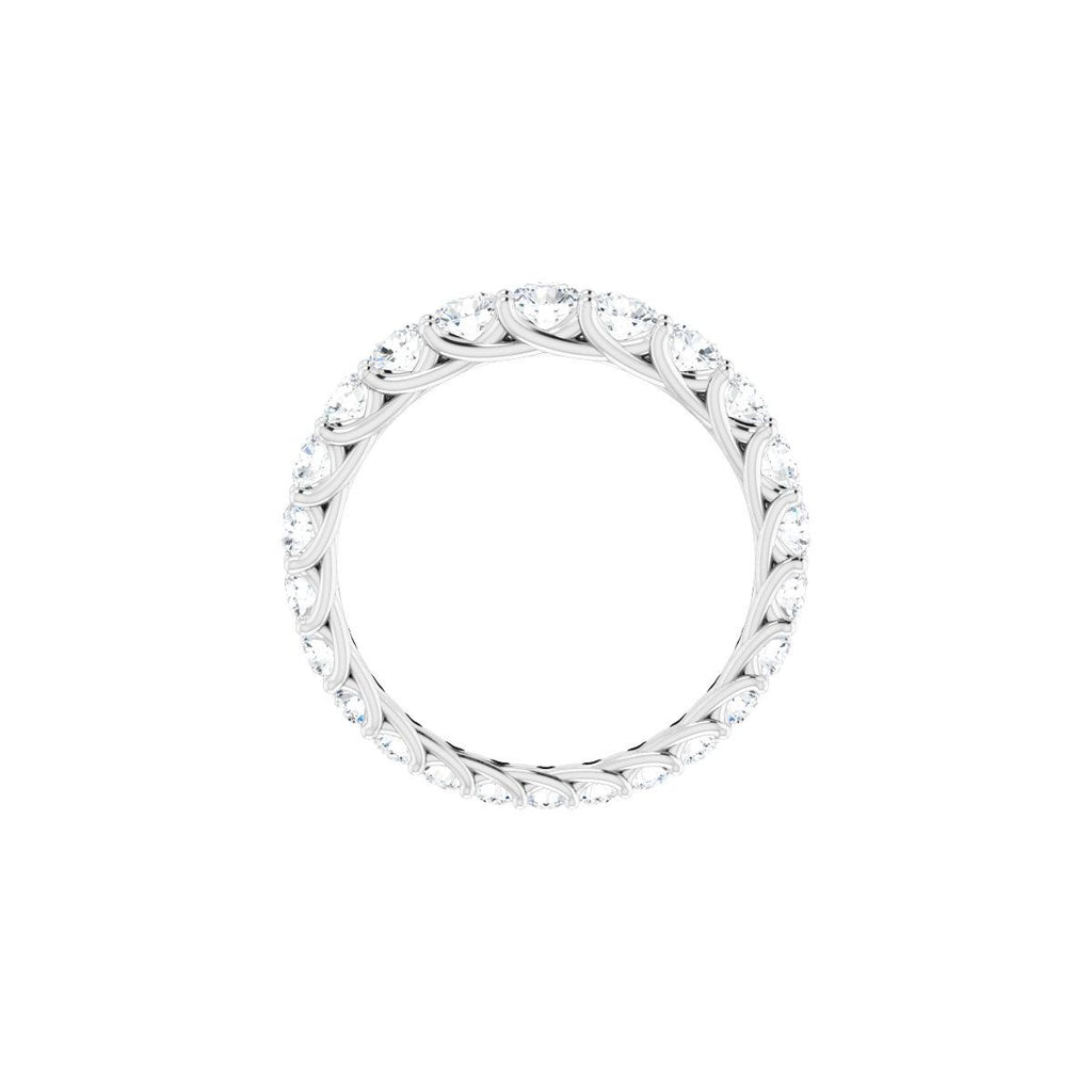 Woven-Design Graduated Eternity Band