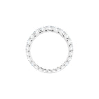 Woven-Design Graduated Eternity Band