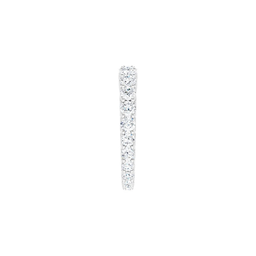 Woven-Design Graduated Eternity Band