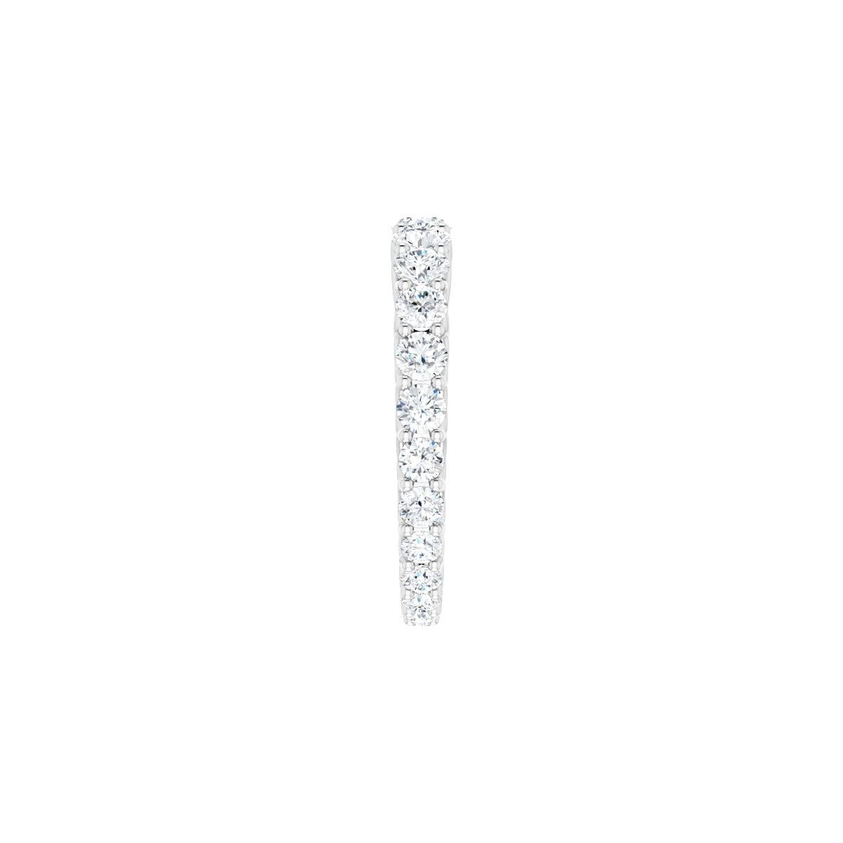 Woven-Design Graduated Eternity Band