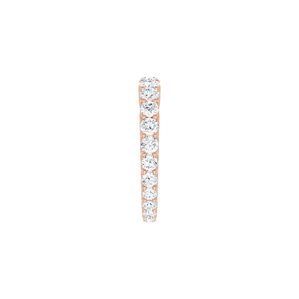 Woven-Design Graduated Eternity Band
