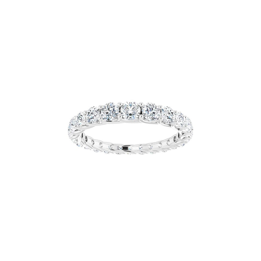 Woven-Design Graduated Eternity Band