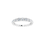Woven-Design Graduated Eternity Band
