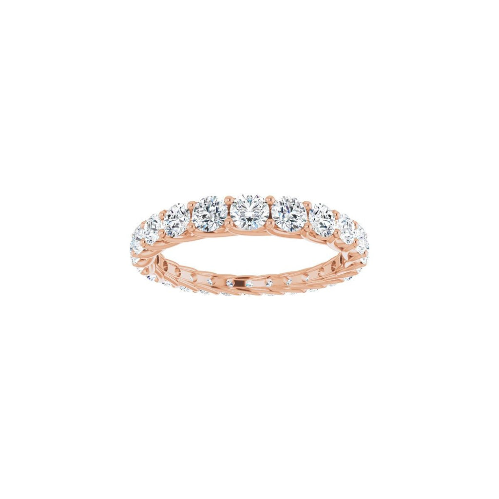 Woven-Design Graduated Eternity Band