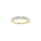 Woven-Design Graduated Eternity Band