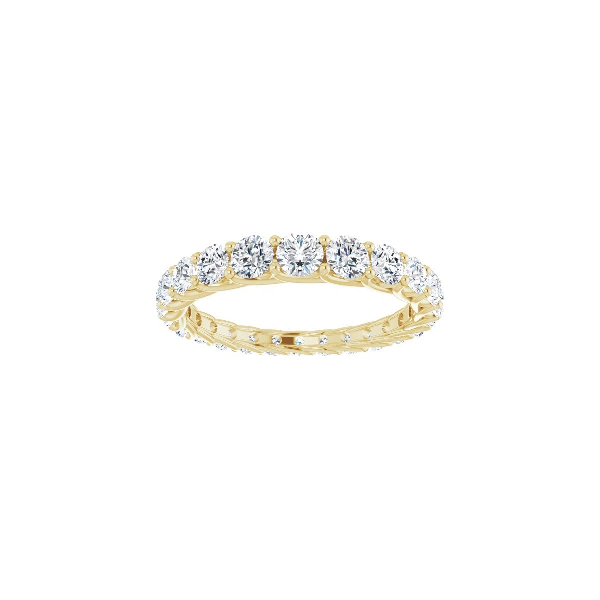 Woven-Design Graduated Eternity Band