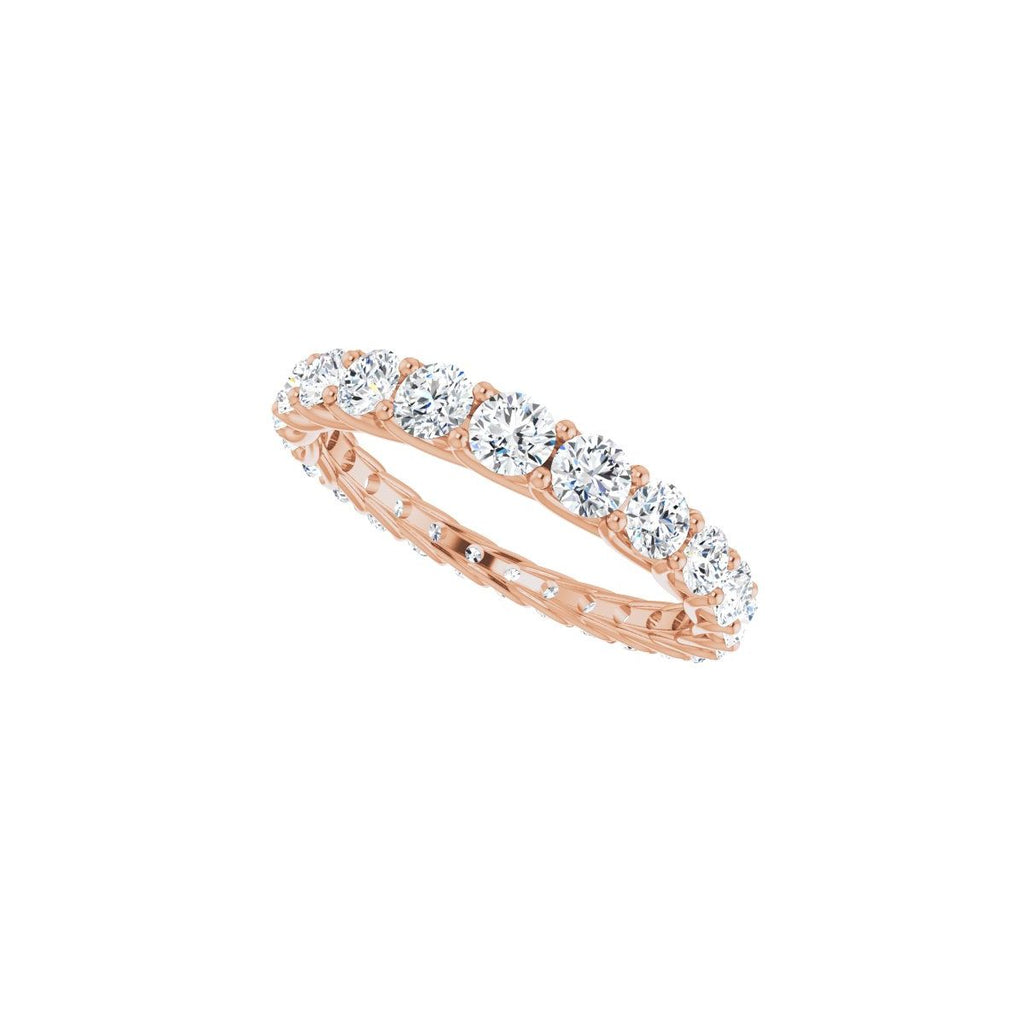 Woven-Design Graduated Eternity Band