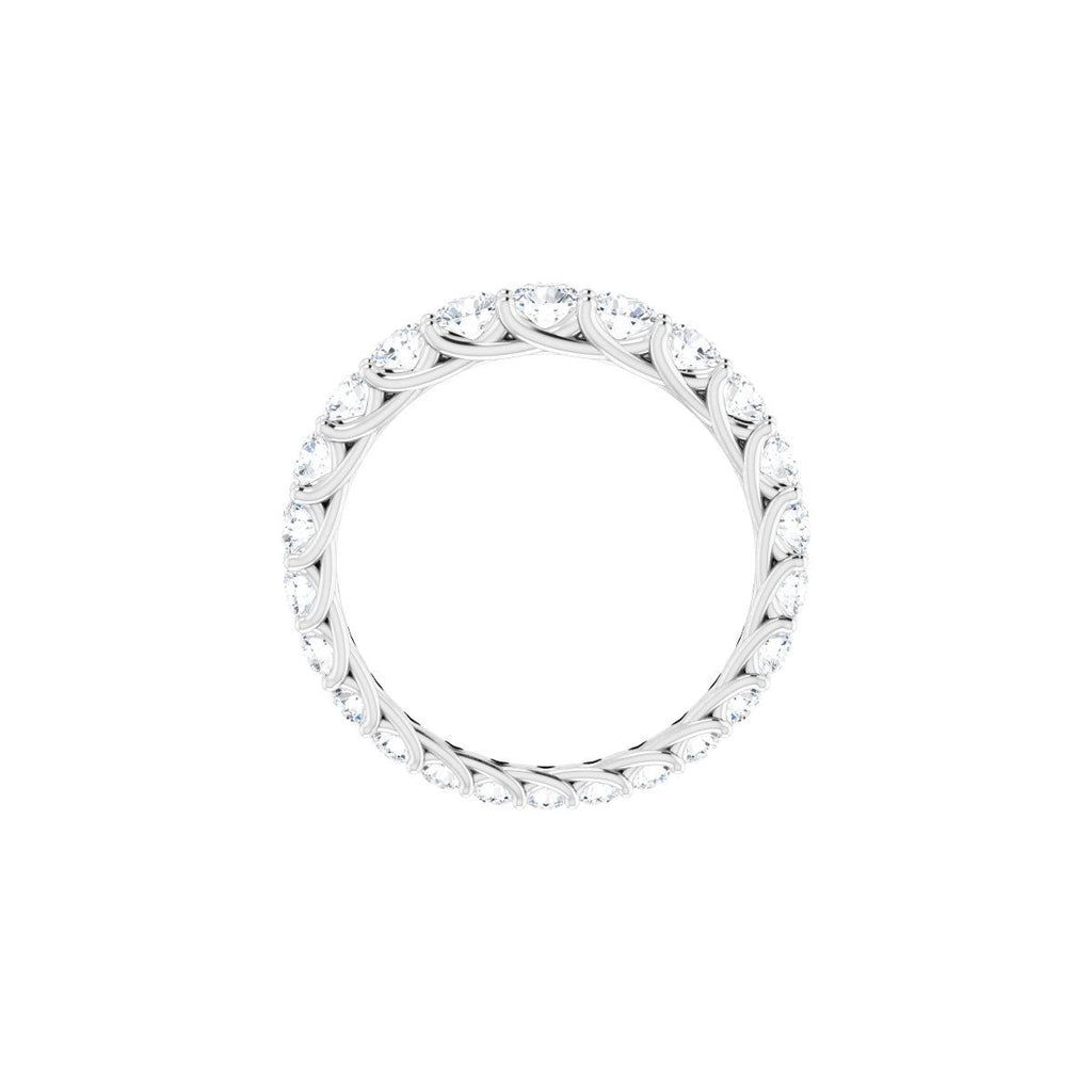 Woven-Design Graduated Eternity Band