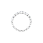 Woven-Design Graduated Eternity Band