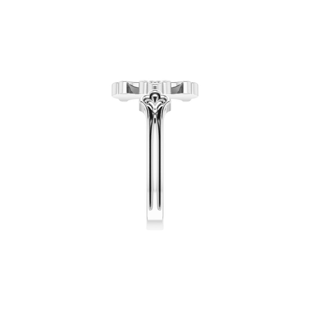 Negative Space Cross Ring