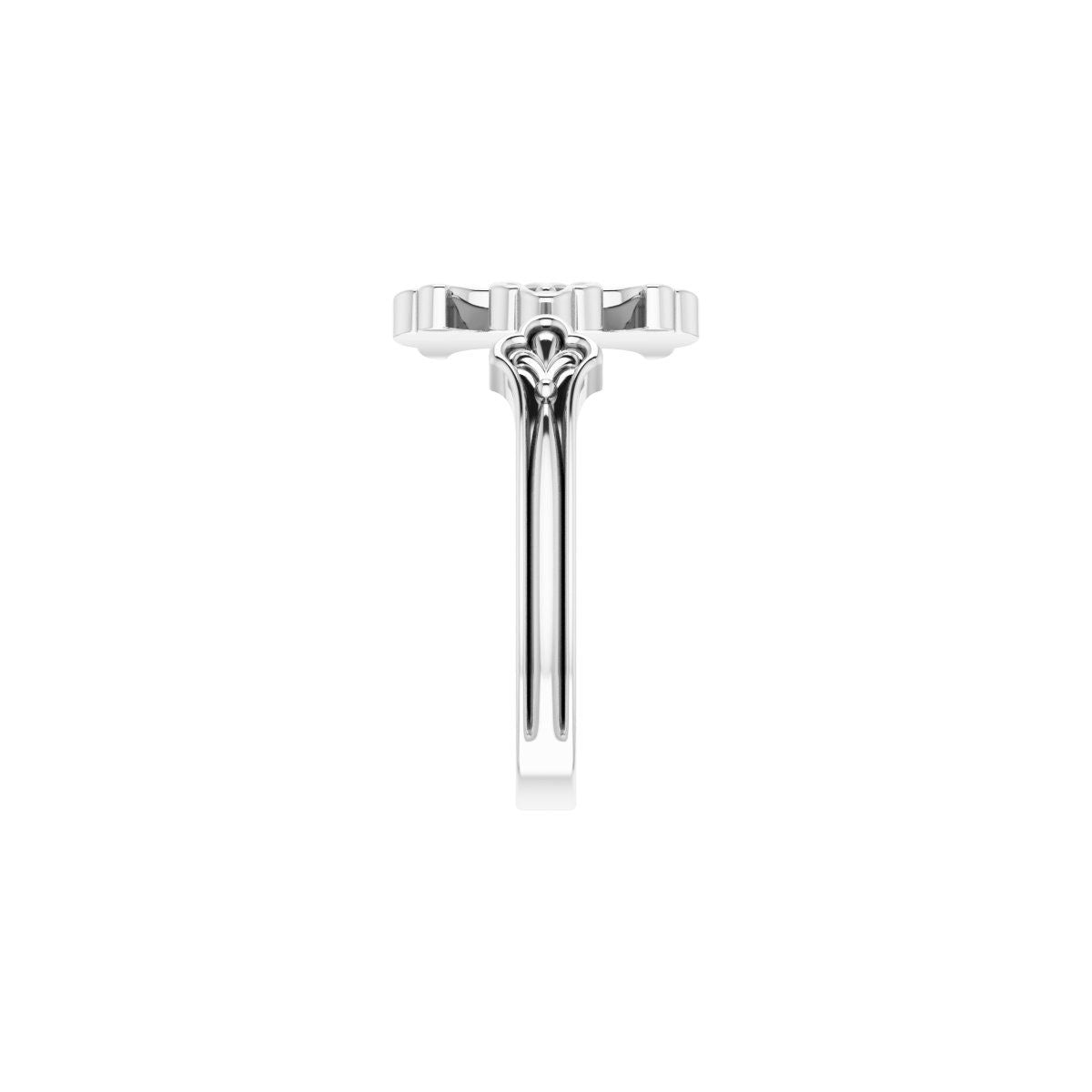 Negative Space Cross Ring