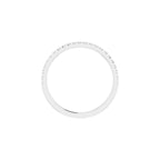French-Set Accented Engagement Ring or Band