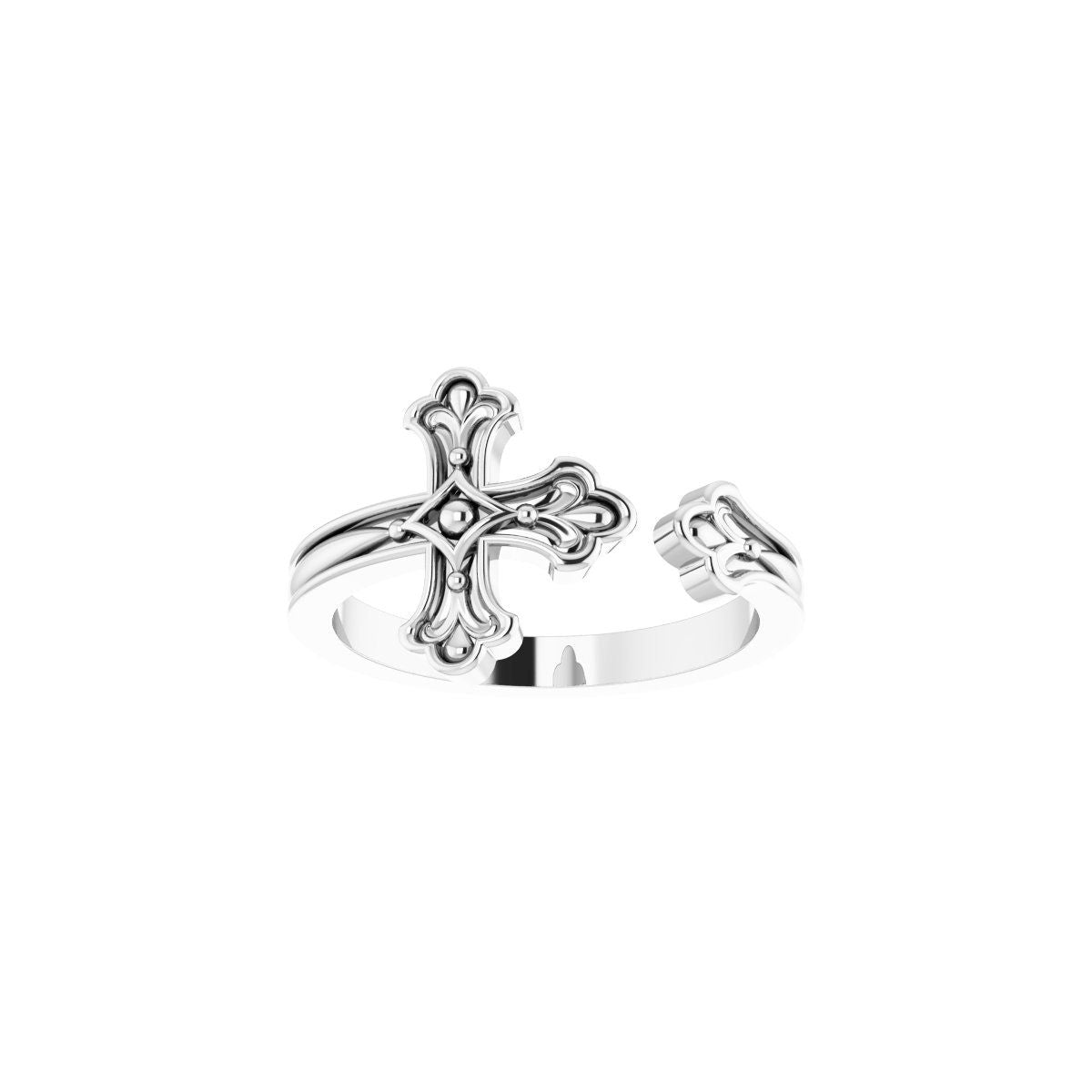 Negative Space Cross Ring