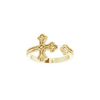 Negative Space Cross Ring