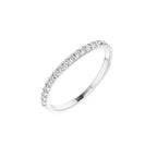French-Set Accented Engagement Ring or Band
