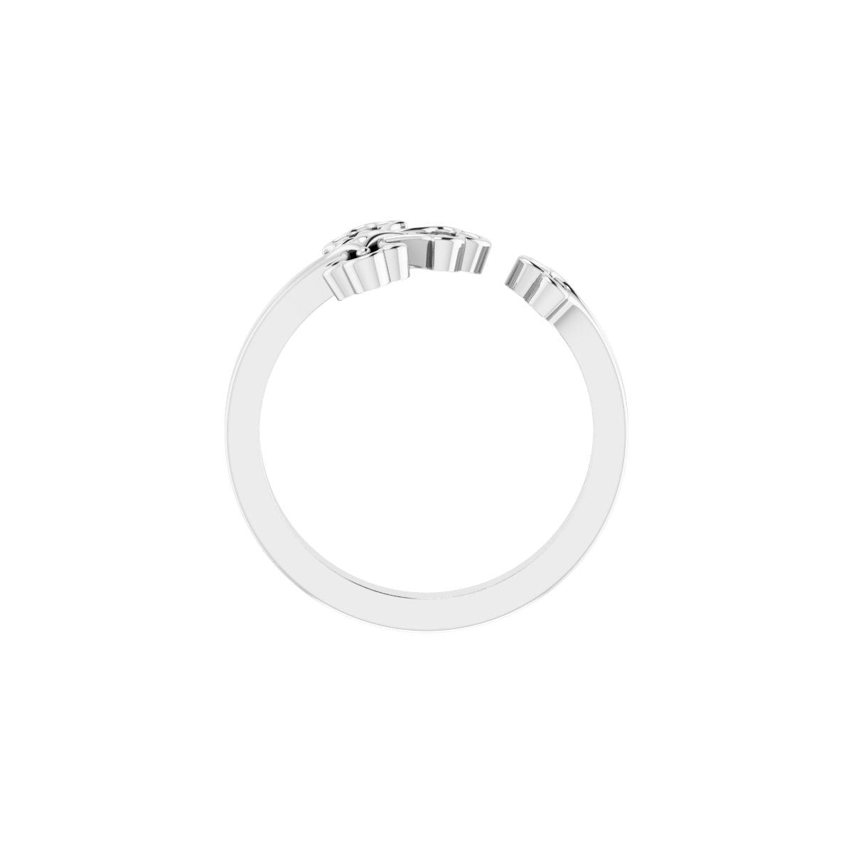 Negative Space Cross Ring