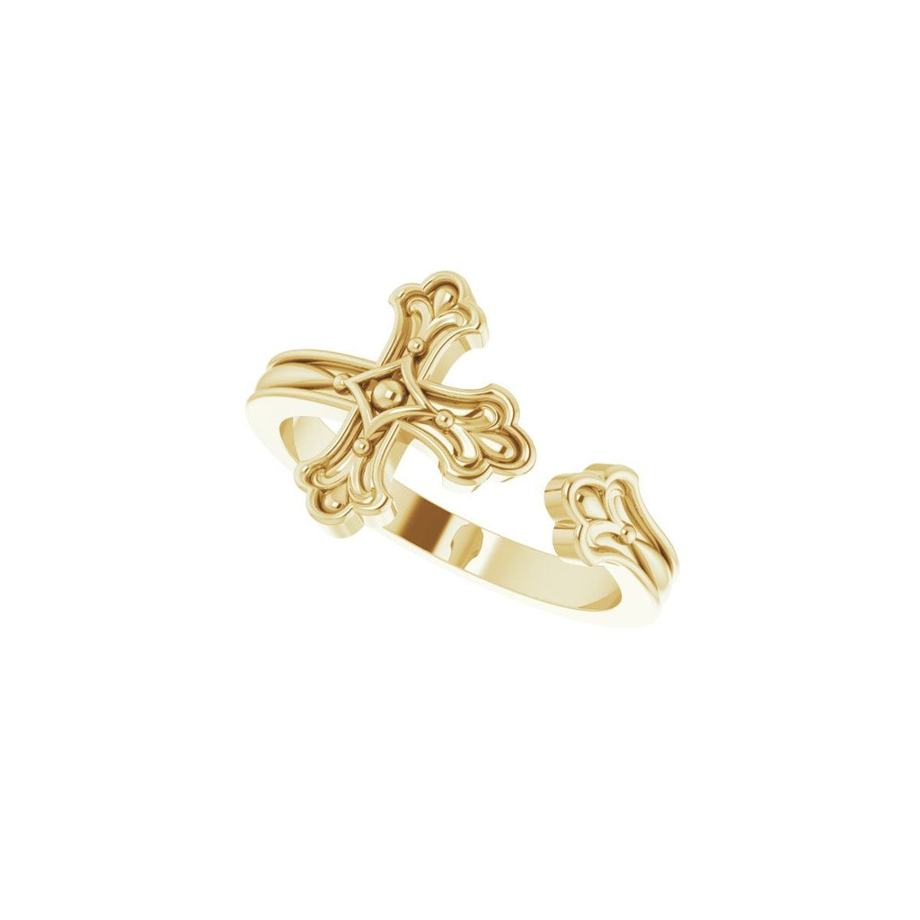 Negative Space Cross Ring