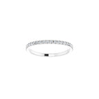French-Set Accented Engagement Ring or Band