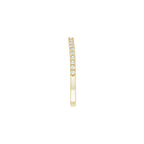 French-Set Accented Engagement Ring or Band