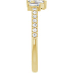Scattered Baguette Ring