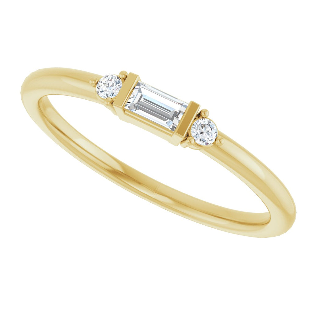 Accented Stackable Ring