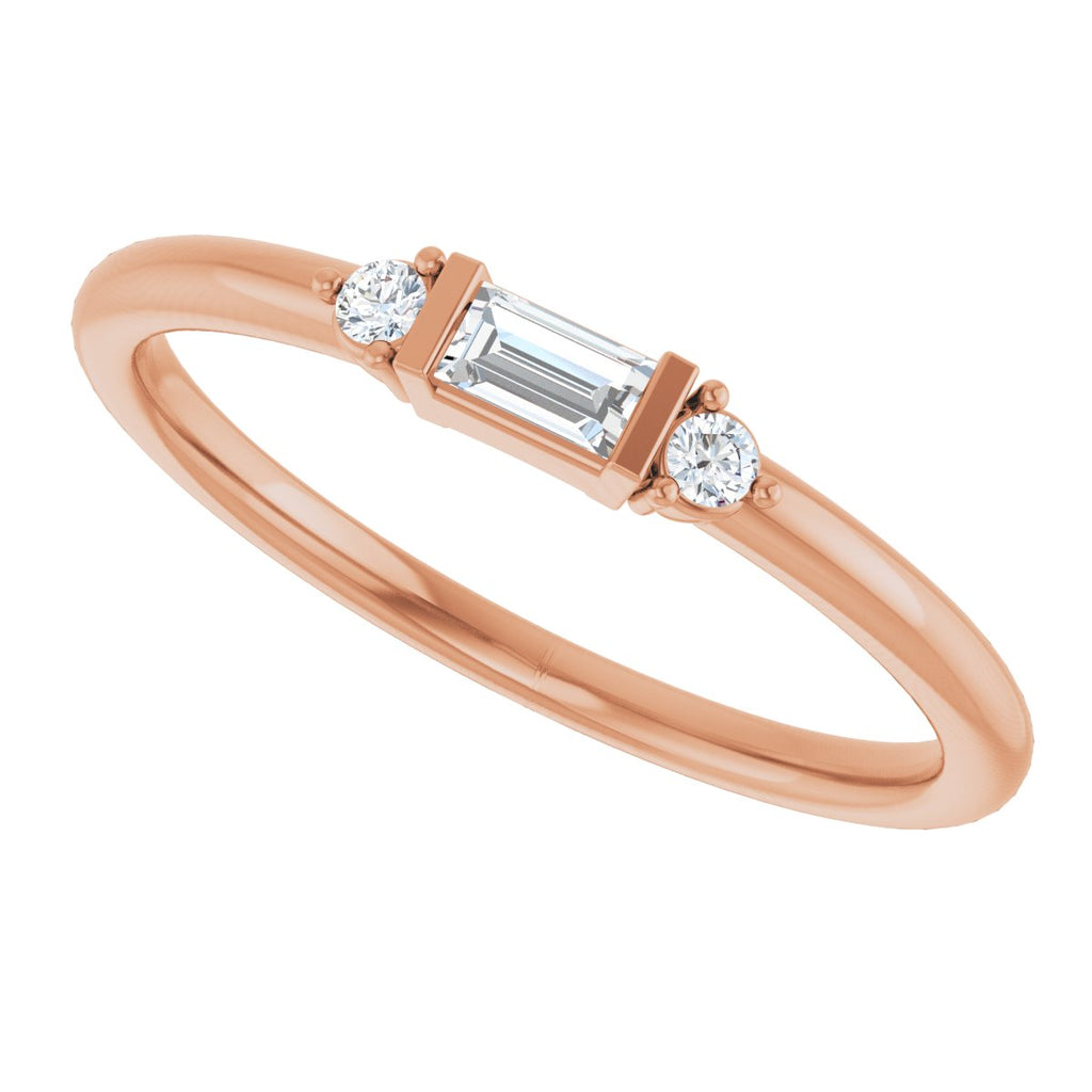 Accented Stackable Ring