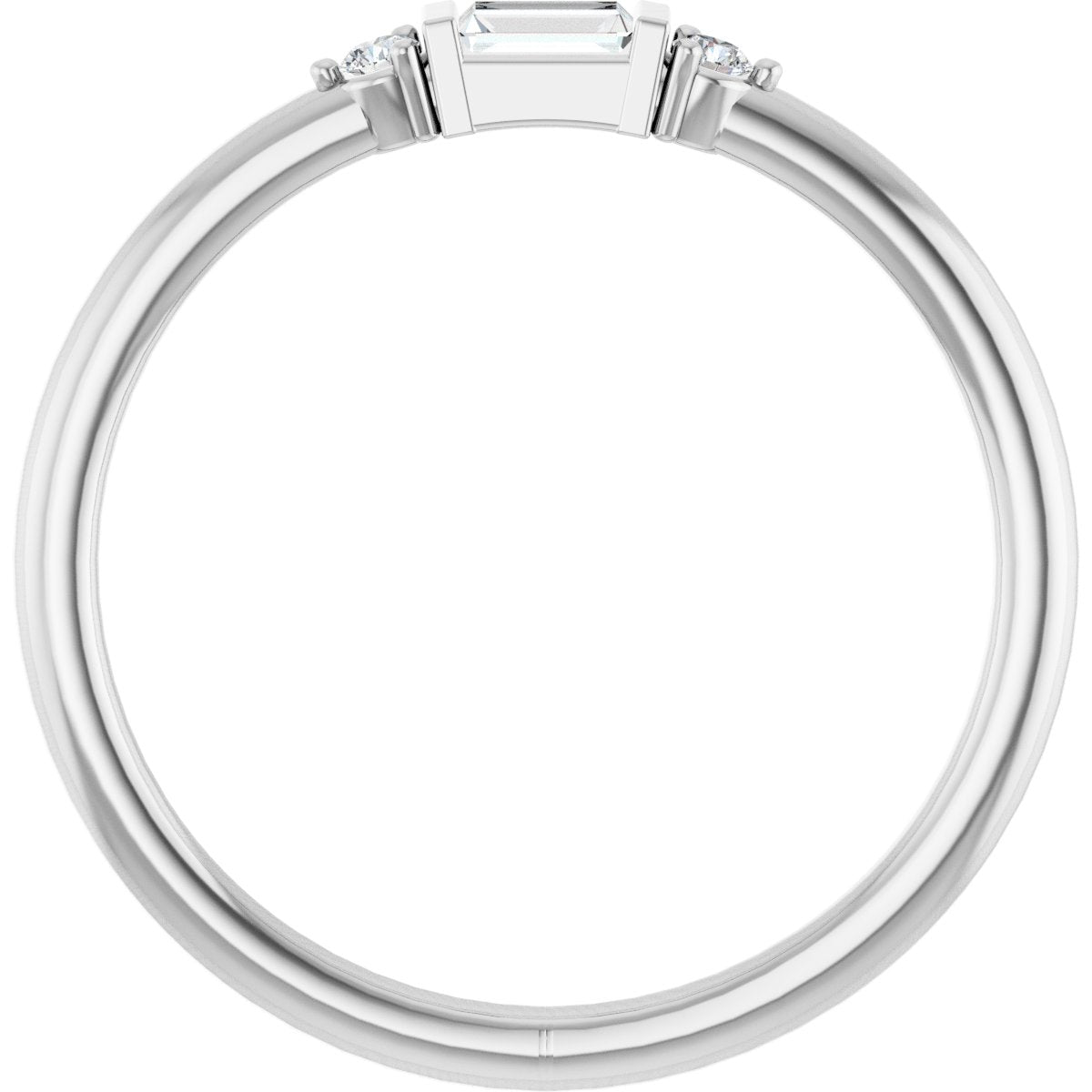 Accented Stackable Ring