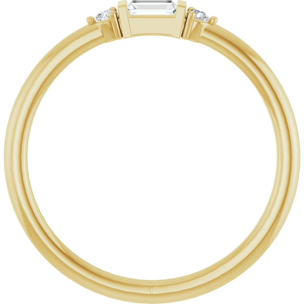 Accented Stackable Ring