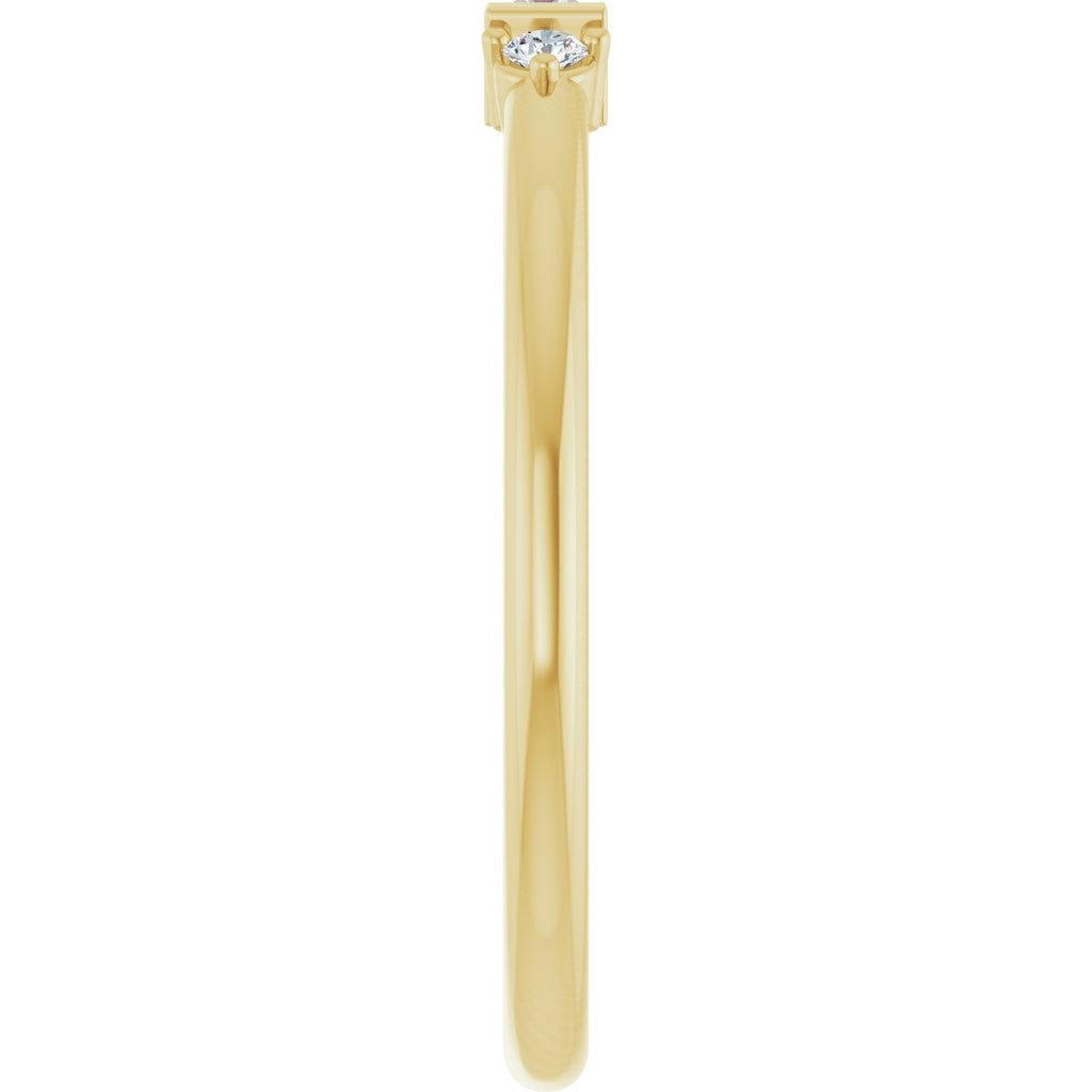 Accented Stackable Ring