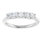Woven-Design Anniversary Band
