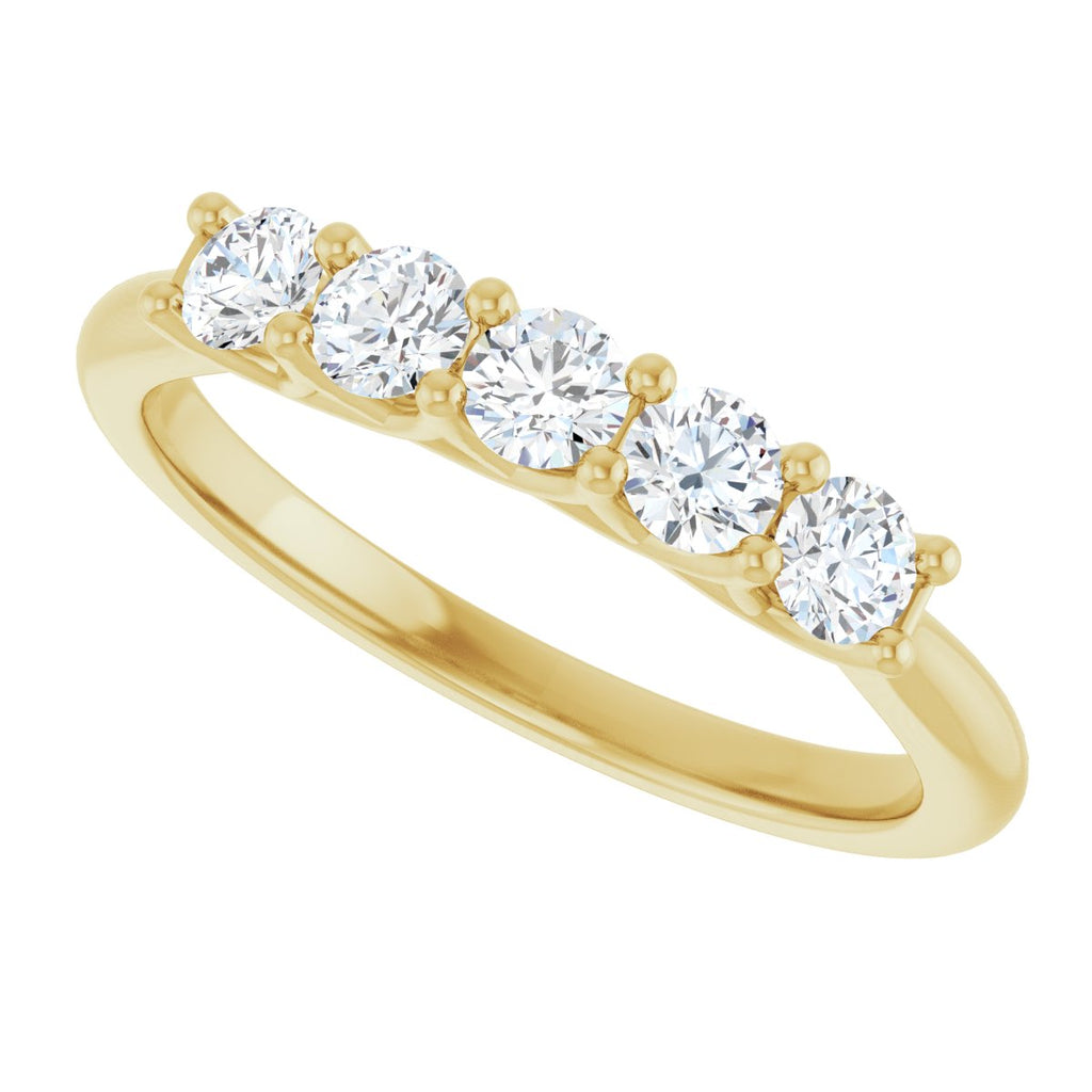 Woven-Design Anniversary Band