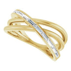 Channel-Set Criss-Cross Ring