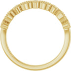 Accented Vintage-Inspired Engagement Ring or Band