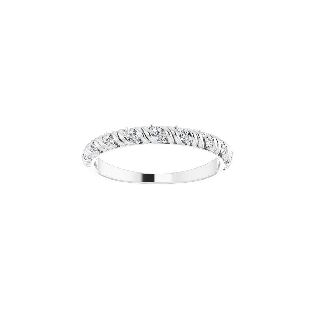 Sculptural Anniversary Band
