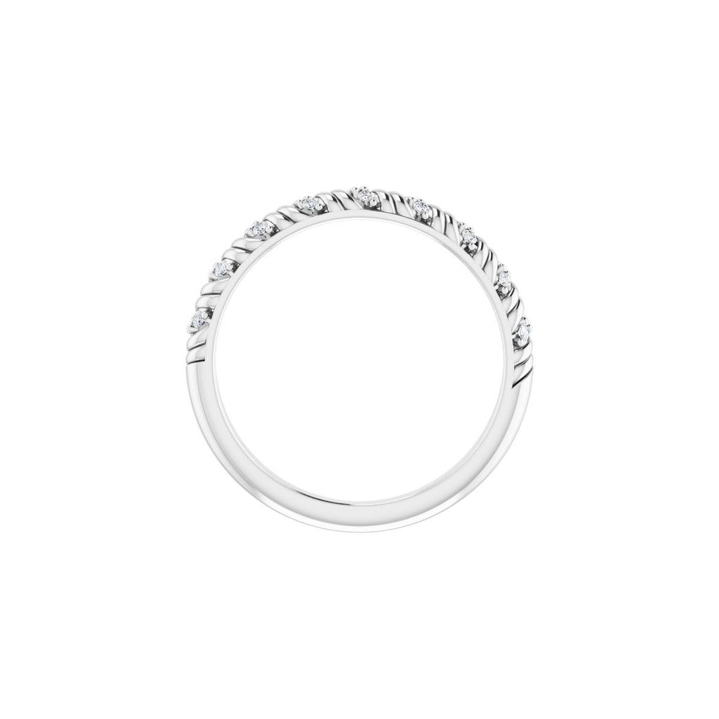 Sculptural Anniversary Band