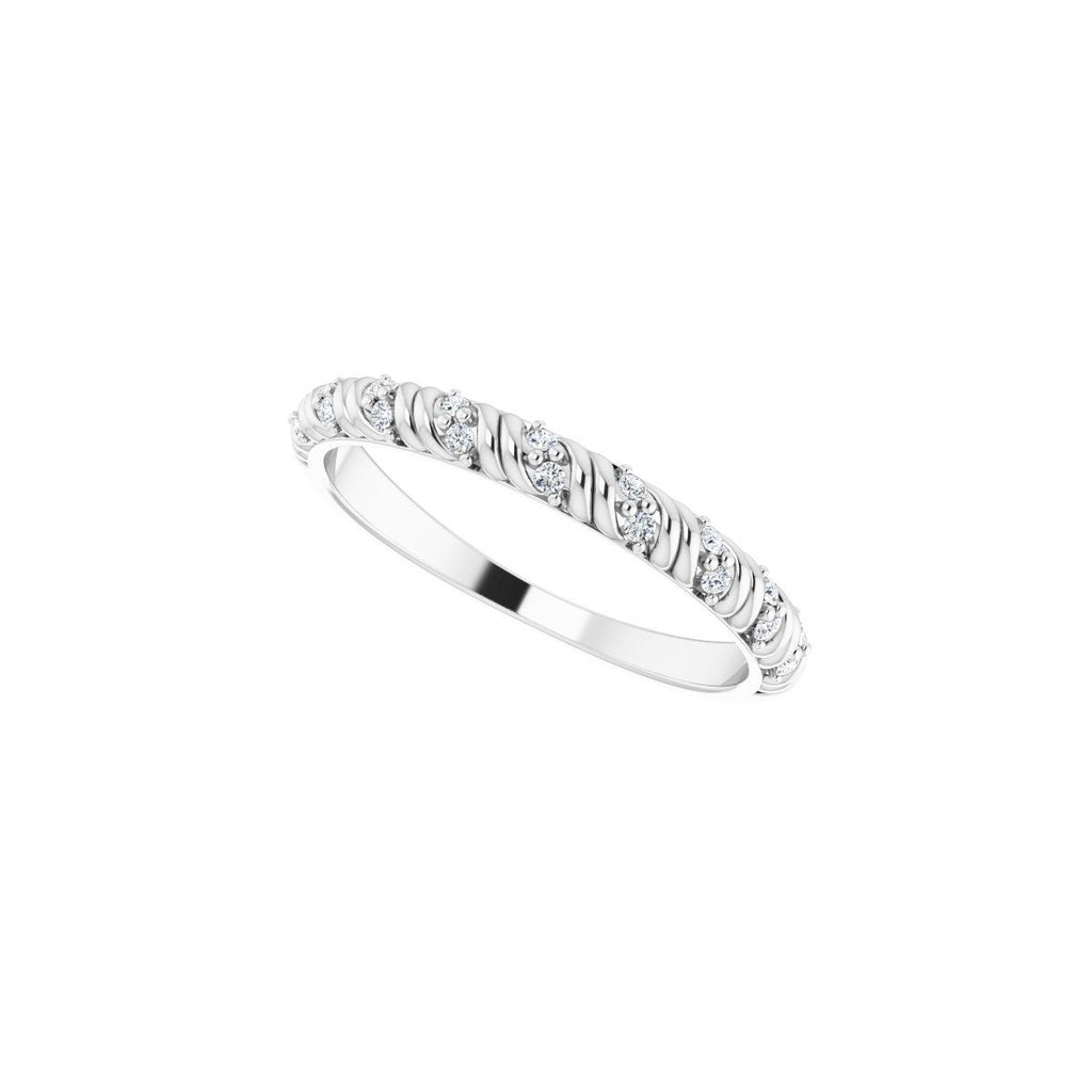 Sculptural Anniversary Band
