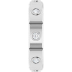 Bezel-Set Beveled-Edge Geometric Band