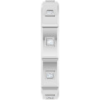 Bezel-Set Beveled-Edge Geometric Band