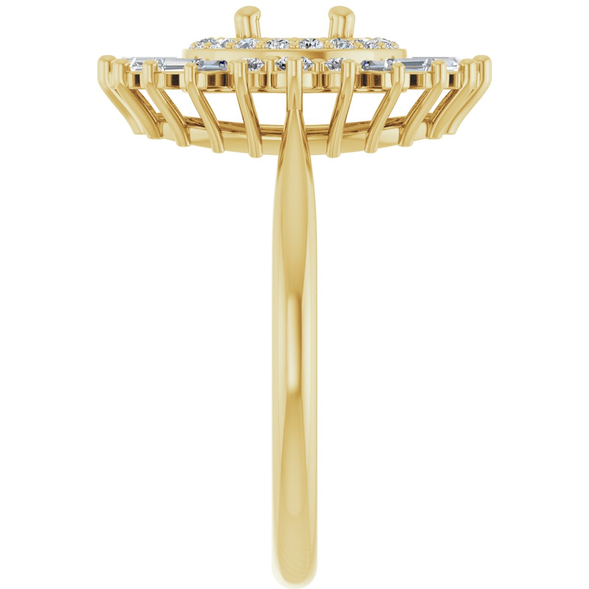 Double Halo-Style Engagement Ring or Band