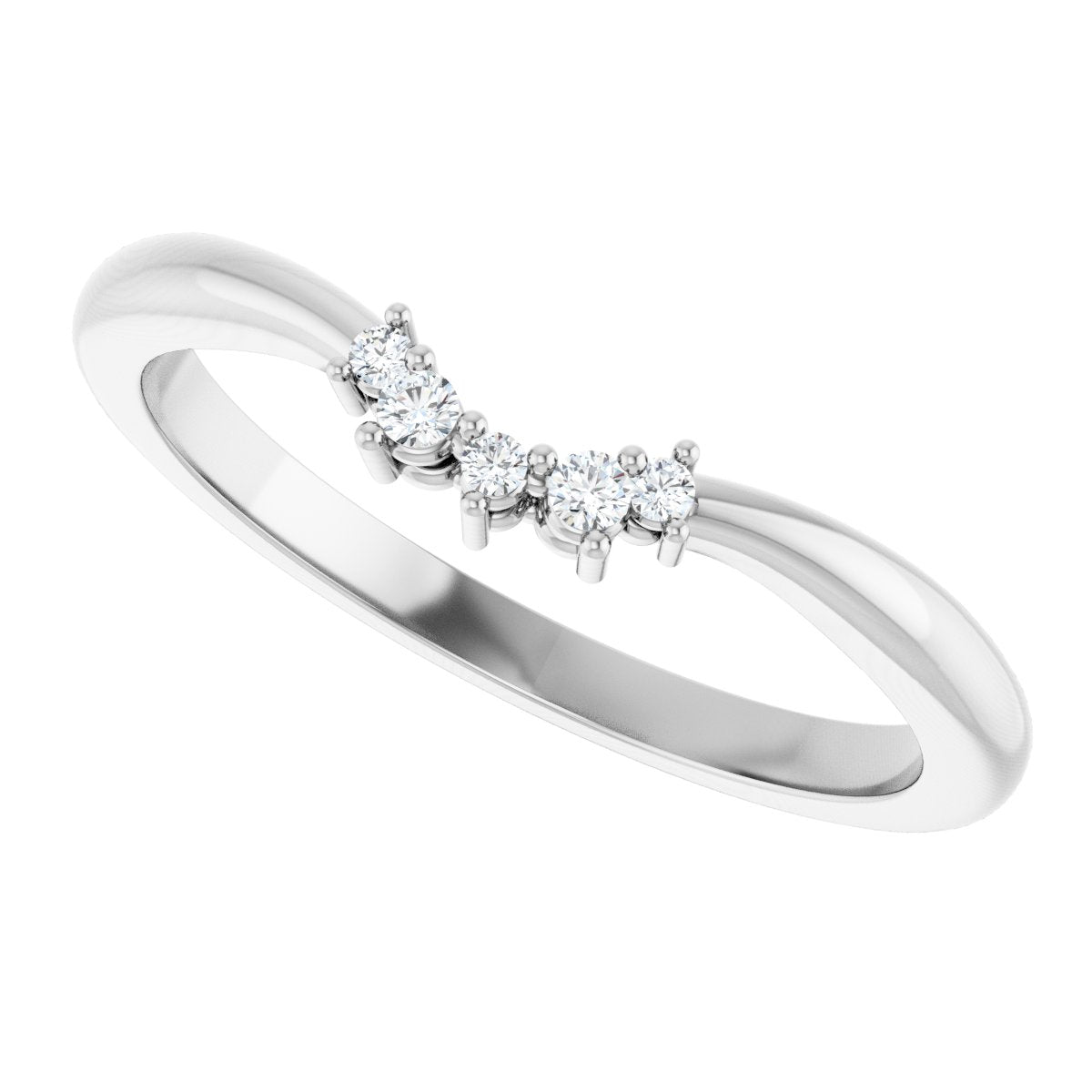 Accented Engagement Ring or Band