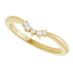 Accented Engagement Ring or Band
