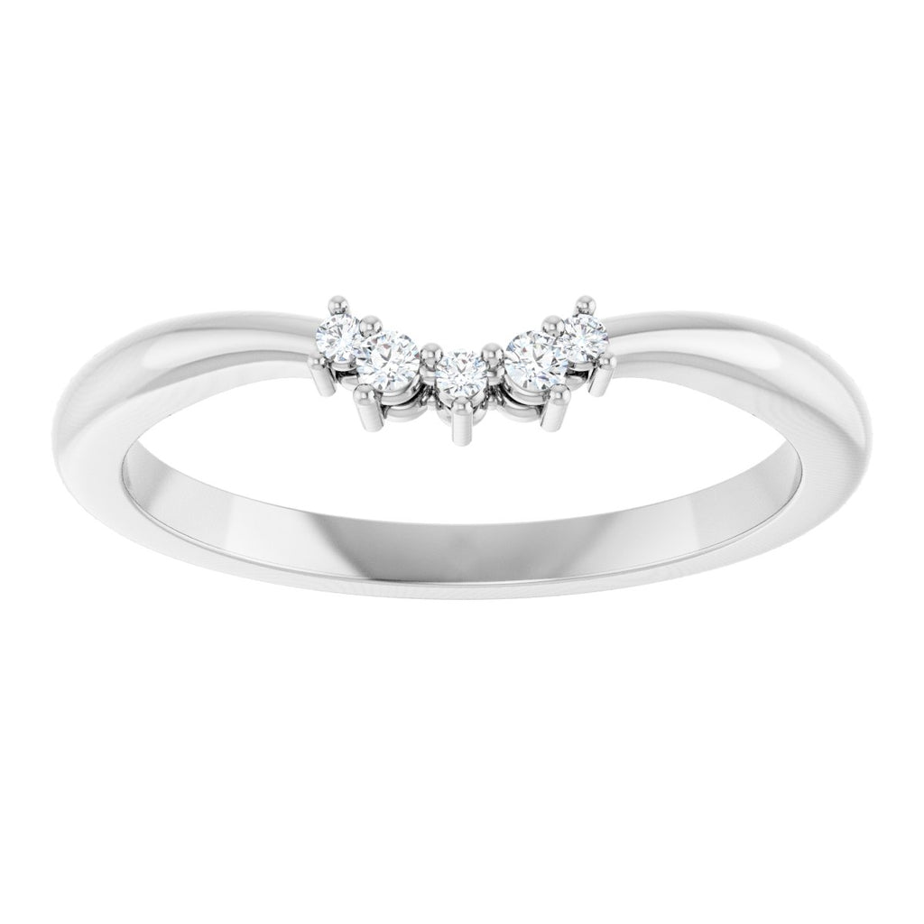 Accented Engagement Ring or Band