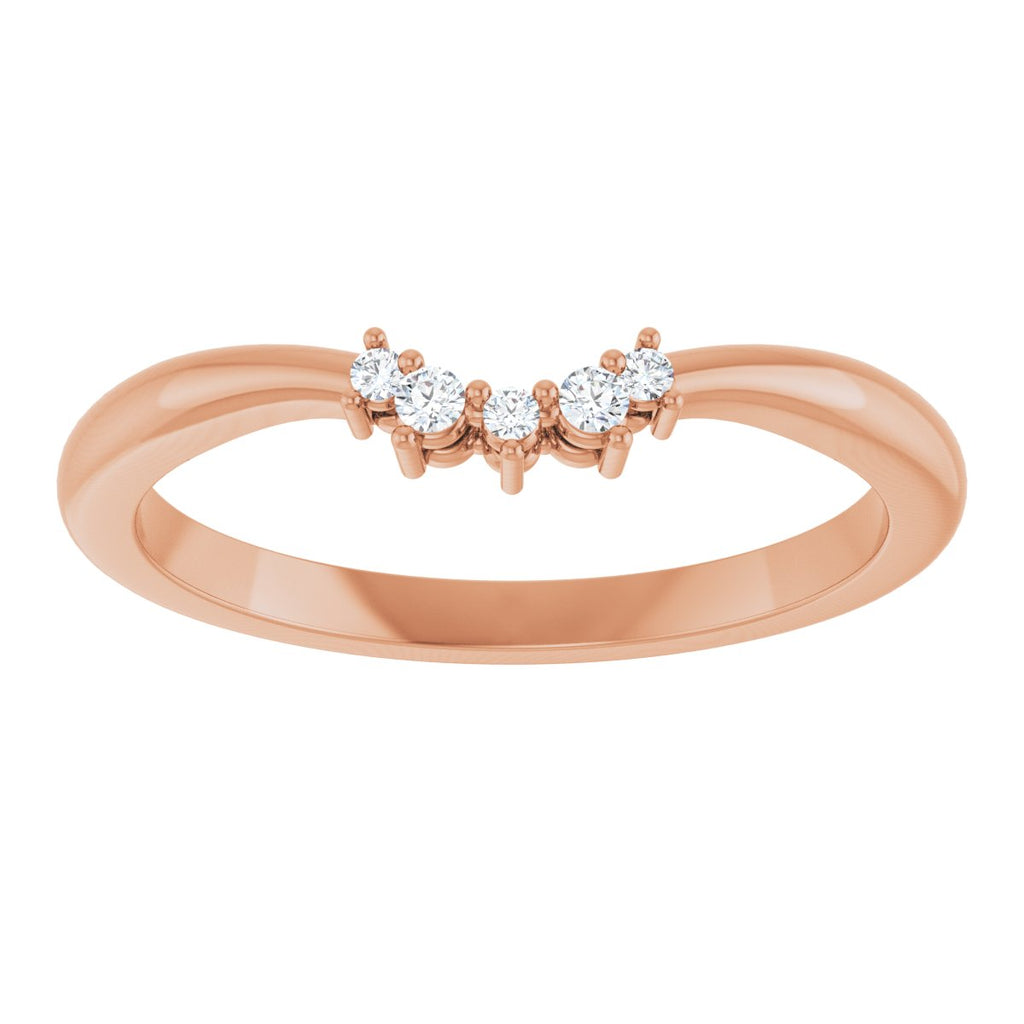 Accented Engagement Ring or Band