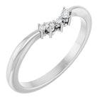 Accented Engagement Ring or Band
