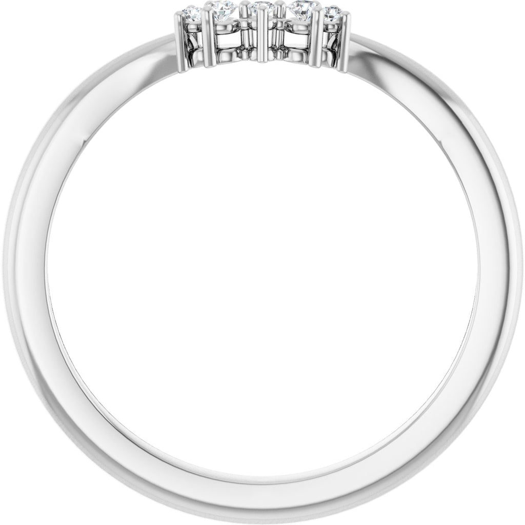 Accented Engagement Ring or Band
