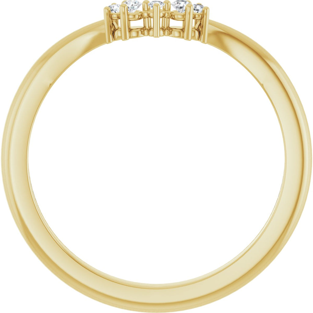Accented Engagement Ring or Band
