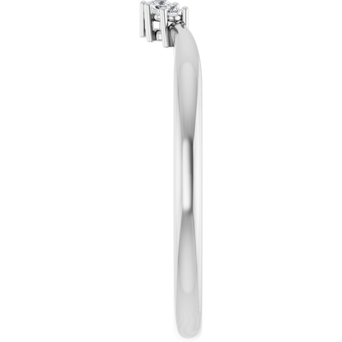 Accented Engagement Ring or Band